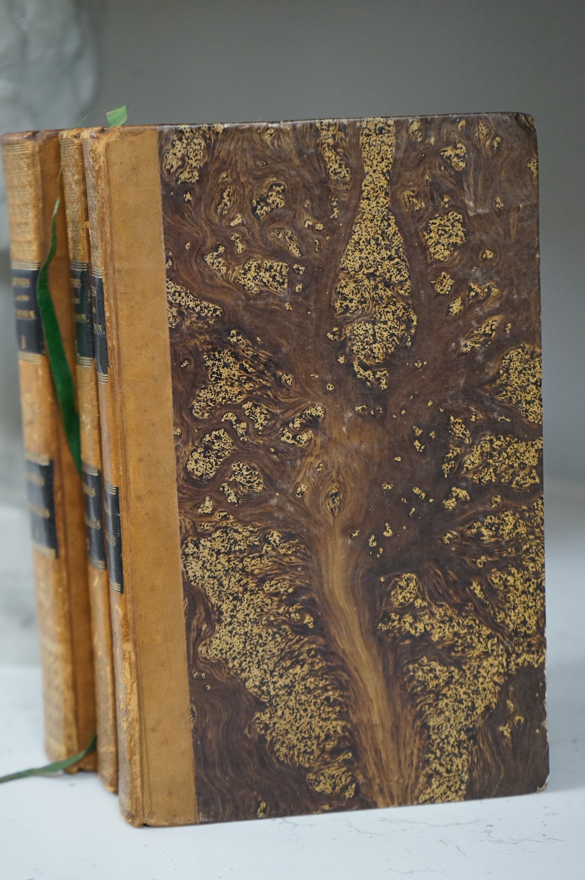 Oeuvres completes de buffon, three volumes. Condition - fair